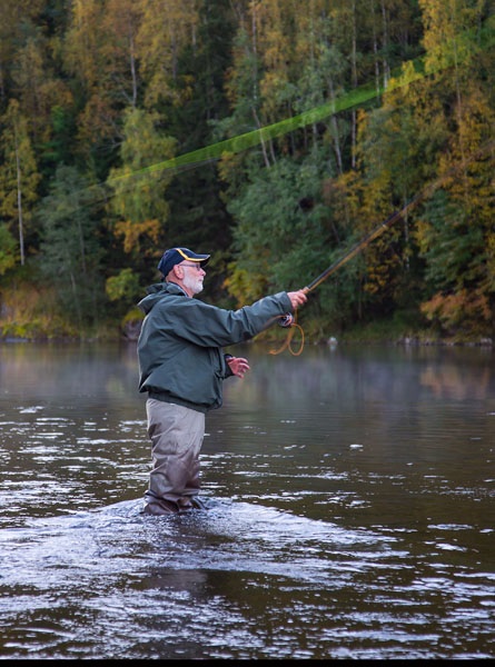 Photo Svanthe Harström.  River Ljungan Sweden
