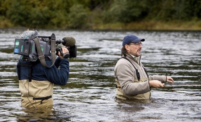Photo Svanthe Harström.  River Ljungan Sweden, Grimman
