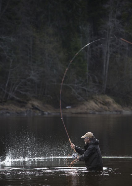 Photo Svanthe Harström Perfect D-loop by a skillful flyfisher