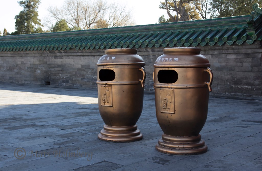 Foto Mats Holmberg Lyxiga soptunnor Peking