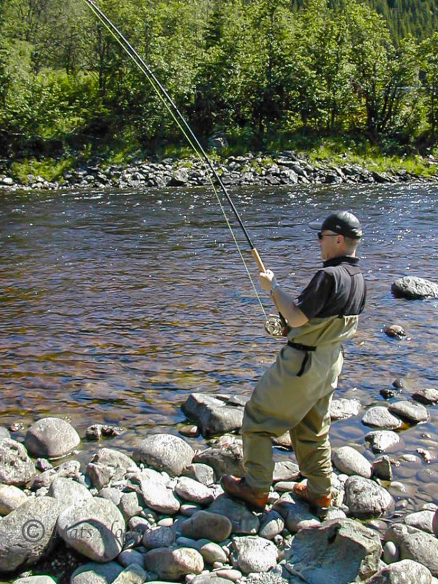 Foto Mats Holmberg Laxdrillning i Gammelstuhölen Orkla 