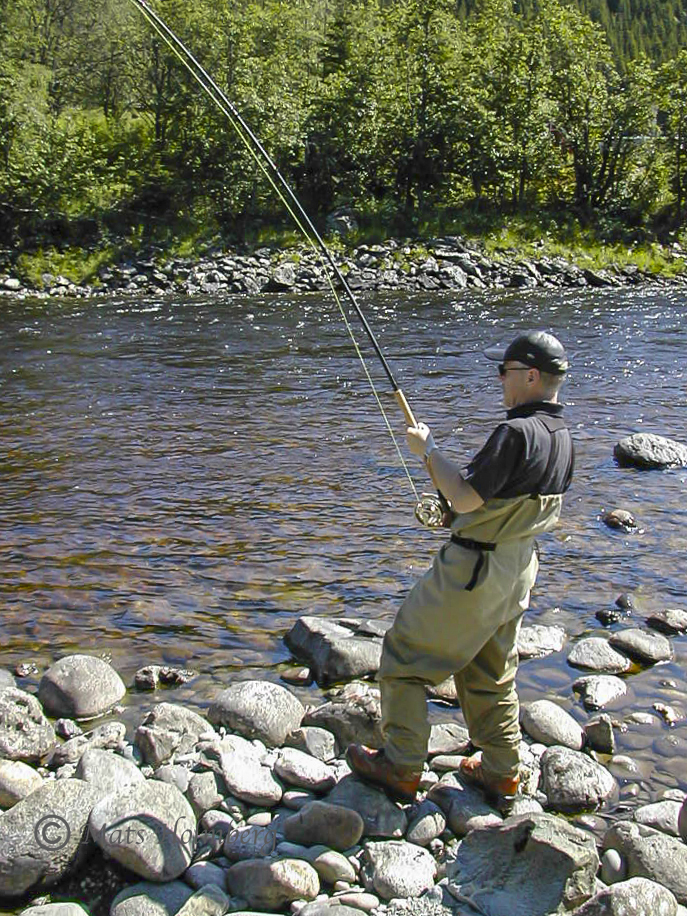 Foto Mats Holmberg Laxdrillning i Gammelstuhölen Orkla