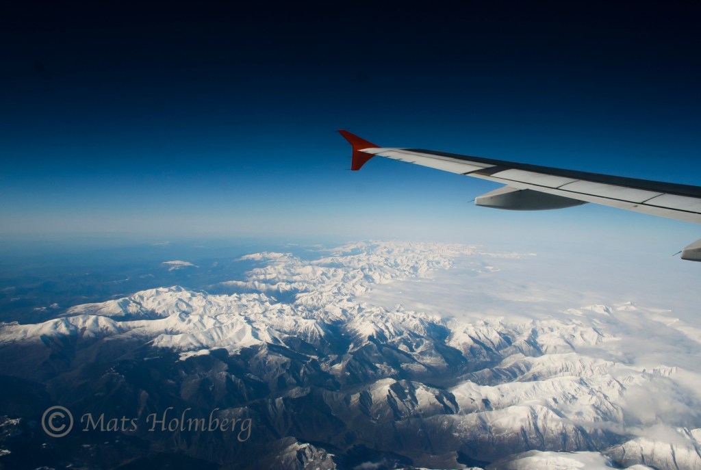 Pyreneerna från flyg