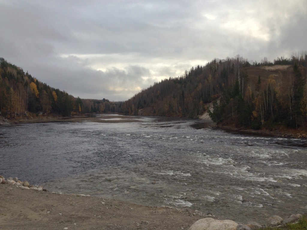 Allstaforsen på morgonen den 15/10 2014