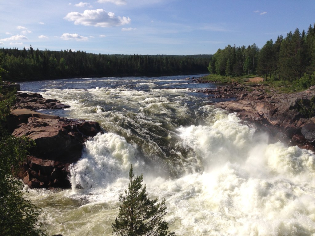 Jockfall, Kalix älv. Nationalälv. Hur länge är den fredad?